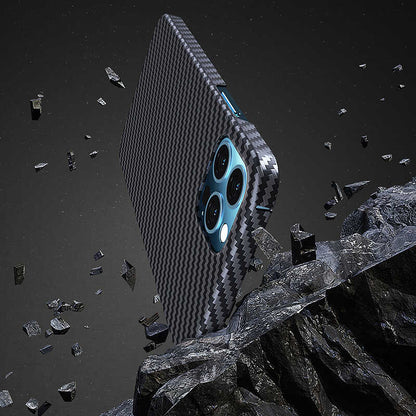 Apple iPhone 12 Pro Max Kılıf Benks MFİ M-safe Magnetic Aramid Kapak