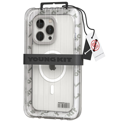 Apple iPhone 12 Pro Max Kılıf M-safe Şarj Özellikli Youngkit Coloured Glaze Serisi Kapak