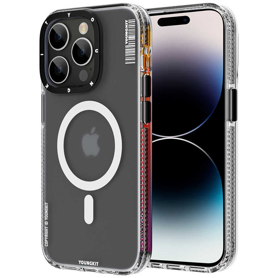 Apple iPhone 12 Pro Max Kılıf M-safe Şarj Özellikli Youngkit Jane Sand Serisi Kapak