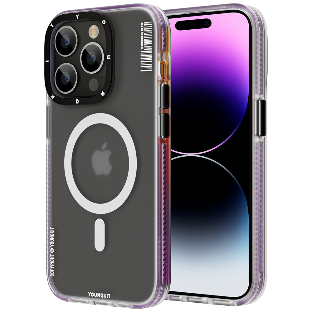 Apple iPhone 12 Pro Max Kılıf M-safe Şarj Özellikli Youngkit Jane Sand Serisi Kapak