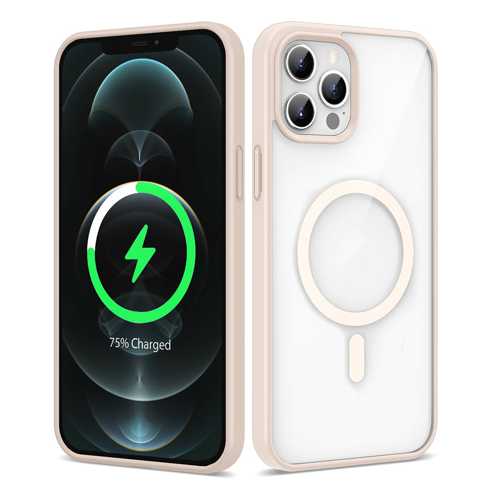 Apple iPhone 12 Pro Max Kılıf M-safe Wireless Şarj Özellikli Silikon Zore Ege Kapak