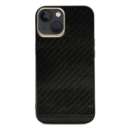 Apple iPhone 13 Kılıf Kajsa Carbon Fiber Collection Arka Kapak