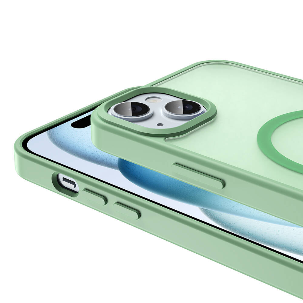 Apple iPhone 13 Kılıf M-safe Şarj Özellikli Mat Arka Yüzey Zore Sio Kapak