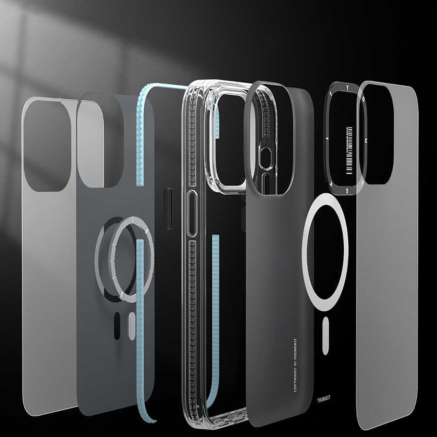 Apple iPhone 13 Kılıf M-safe Şarj Özellikli YoungKit Exquisite Serisi Kapak