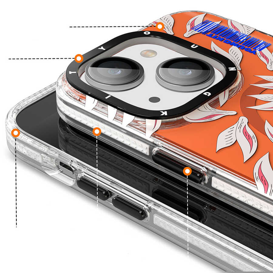 Apple iPhone 13 Kılıf M-safe Şarj Özellikli Youngkit Play Rabbit Serisi Kapak