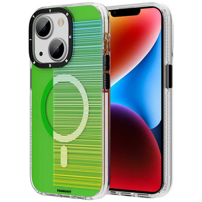 Apple iPhone 13 Kılıf M-safe Şarj Özellikli Youngkit Pure Serisi Kapak