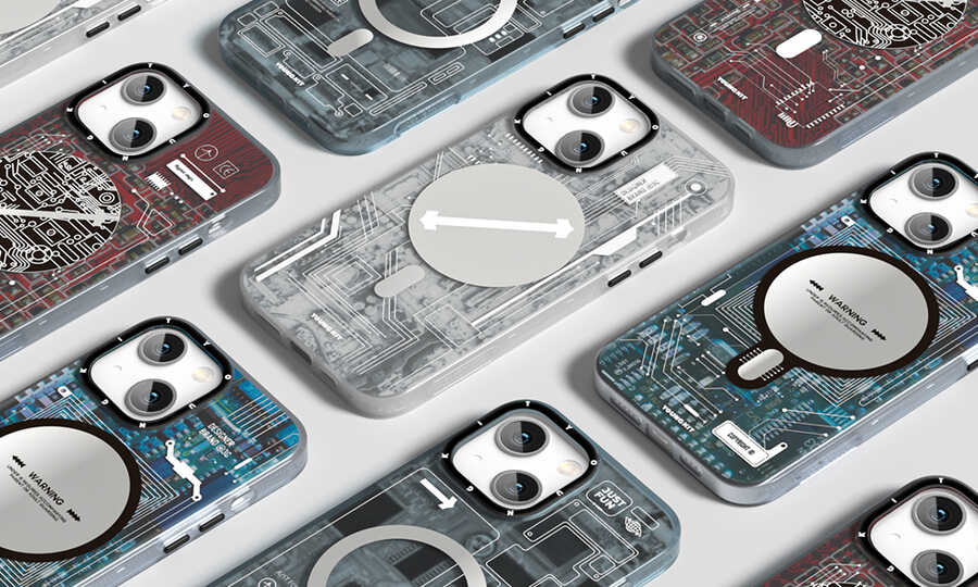 Apple iPhone 13 Kılıf M-safe Şarj Özellikli YoungKit Technology Serisi Kapak