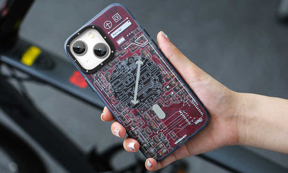 Apple iPhone 13 Kılıf M-safe Şarj Özellikli YoungKit Technology Serisi Kapak