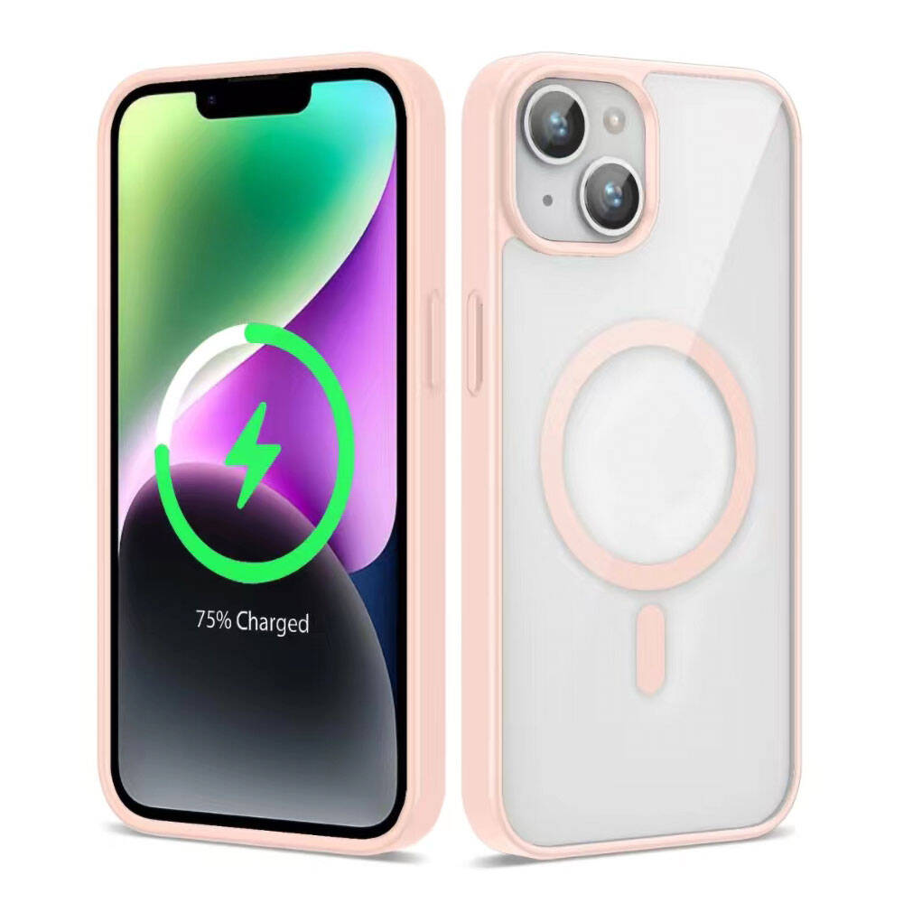 Apple iPhone 13 Kılıf M-safe Wireless Şarj Özellikli Silikon Zore Ege Kapak