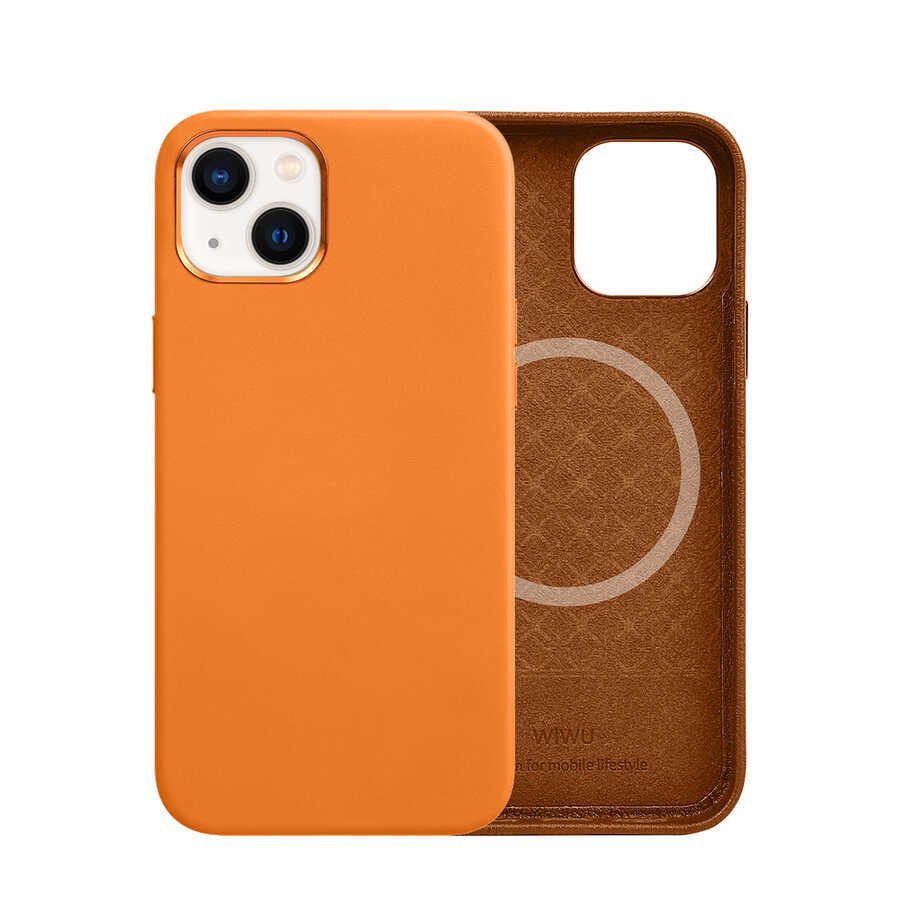 Apple iPhone 13 Kılıf Wiwu M-safe Magnetic Kapak