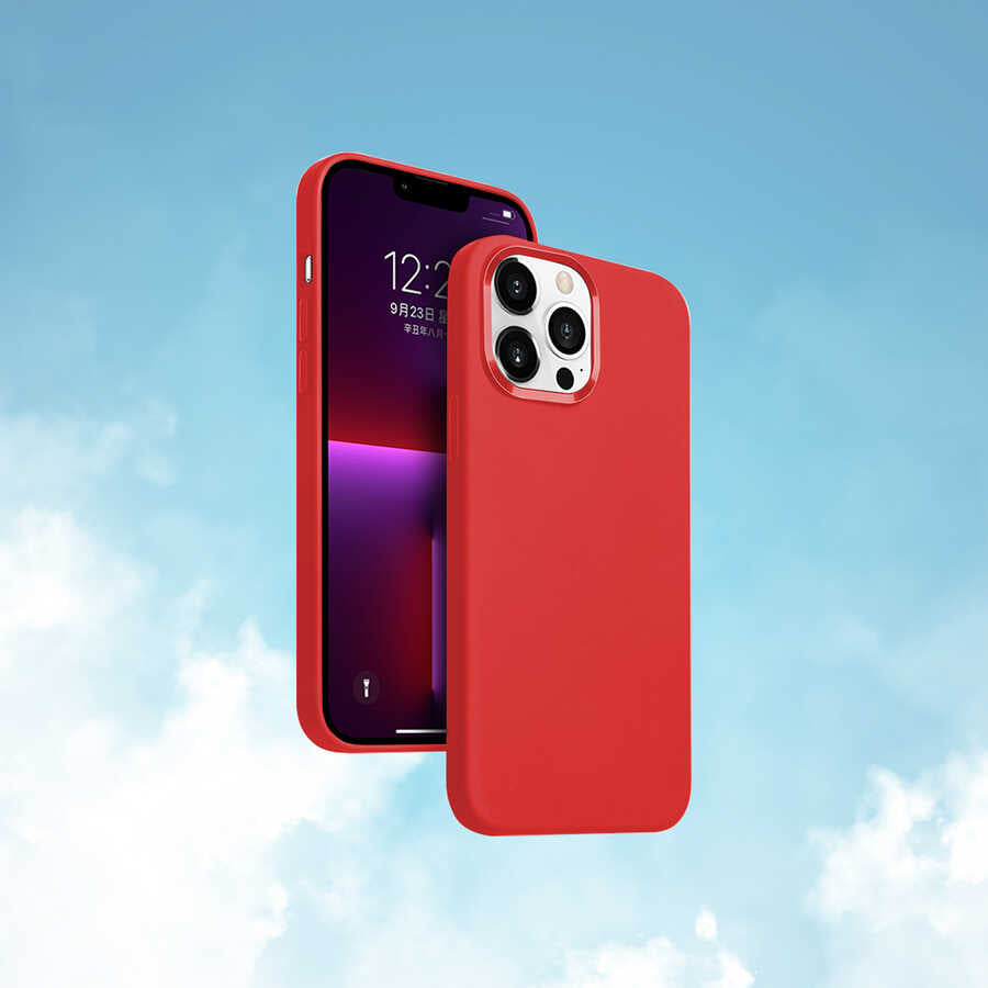 Apple iPhone 13 Kılıf Wiwu M-safe Magnetic Silikon Kapak
