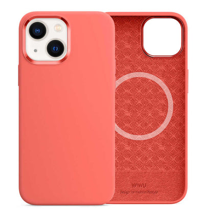 Apple iPhone 13 Kılıf Wiwu M-safe Magnetic Silikon Kapak