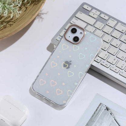 Apple iPhone 13 Kılıf Zore Sidney Desenli Sert Kapak