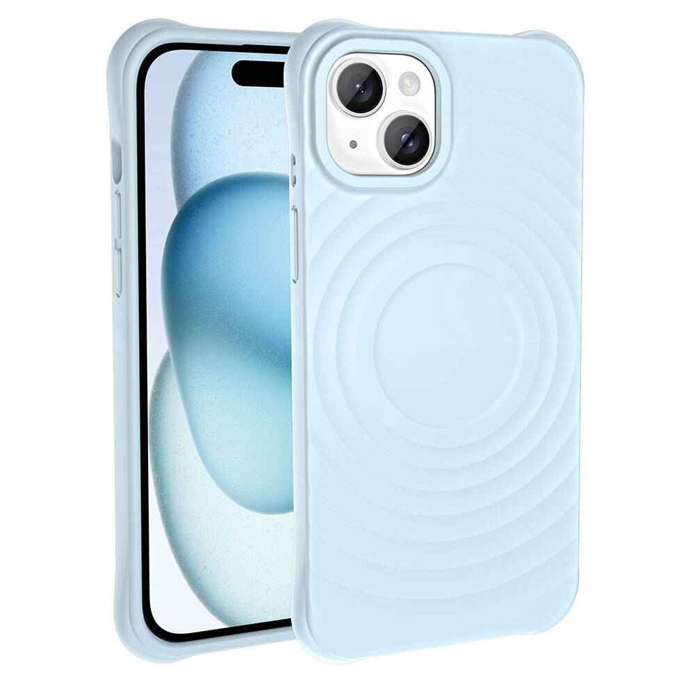 Apple iPhone 13 M-safe Şarj Özellikli Airbagli Mat Görünümlü Zore Hepi Kapak