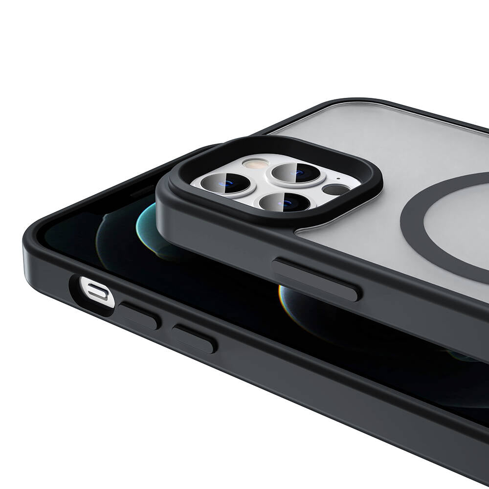 Apple iPhone 13 Pro Kılıf M-safe Şarj Özellikli Mat Arka Yüzey Zore Sio Kapak