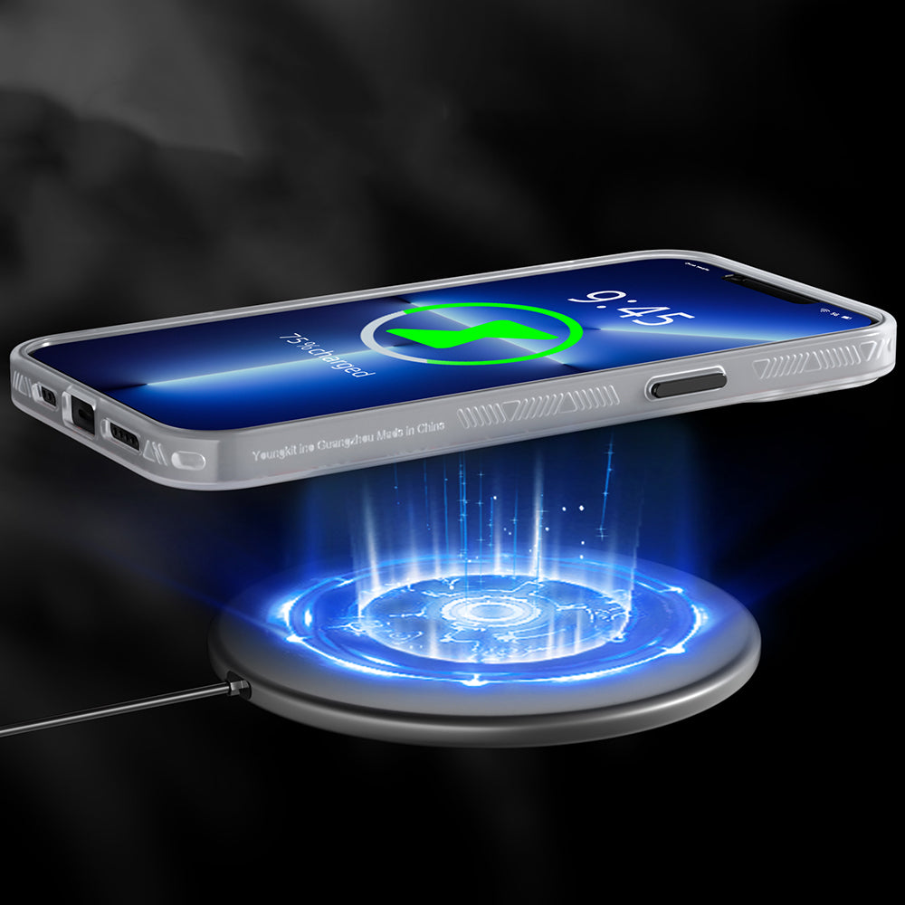 Apple iPhone 13 Pro Kılıf M-safe Şarj Özellikli YoungKit Metaverse Serisi Kapak