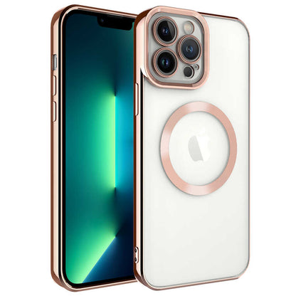 Apple iPhone 13 Pro Kılıf M-safe Wireless Şarj Özellikli Zore Setro Silikon