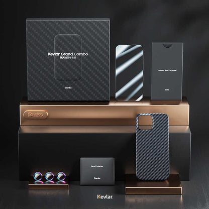 Apple iPhone 13 Pro Max Kılıf Benks Aramid M-safe 3 in 1 Set