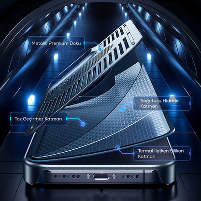 Apple iPhone 13 Pro Max Kılıf Benks Bizzard Soğutucu Özellikli Oyuncu Telefon Kılıfı