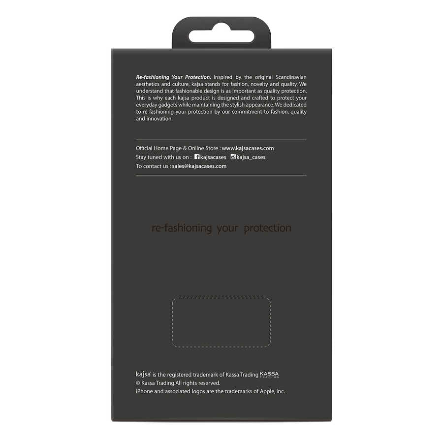 Apple iPhone 13 Pro Max Kılıf Kajsa Carbon Fiber Collection Arka Kapak