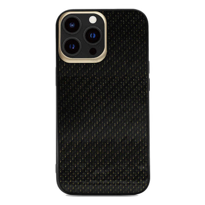 Apple iPhone 13 Pro Max Kılıf Kajsa Carbon Fiber Collection Arka Kapak