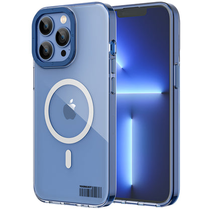 Apple iPhone 13 Pro Max Kılıf M-safe Şarj Özellikli Youngkit Coloured Glaze Serisi Kapak