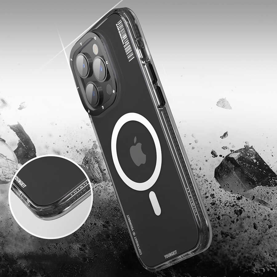 Apple iPhone 13 Pro Max Kılıf M-safe Şarj Özellikli YoungKit Exquisite Serisi Kapak