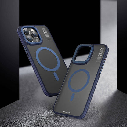 Apple iPhone 13 Pro Max Kılıf M-safe Şarj Özellikli Youngkit Rock Sand Serisi Kapak