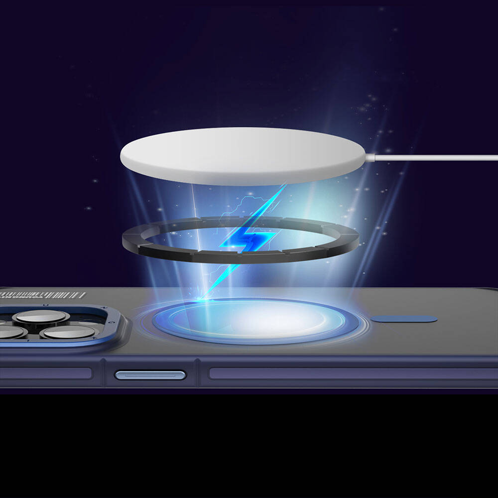 Apple iPhone 13 Pro Max Kılıf M-safe Şarj Özellikli Youngkit Rock Sand Serisi Kapak