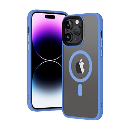 Apple iPhone 13 Pro Max Kılıf Wireless Şarj Özellikli Zore Hibrit M-safe Kapak