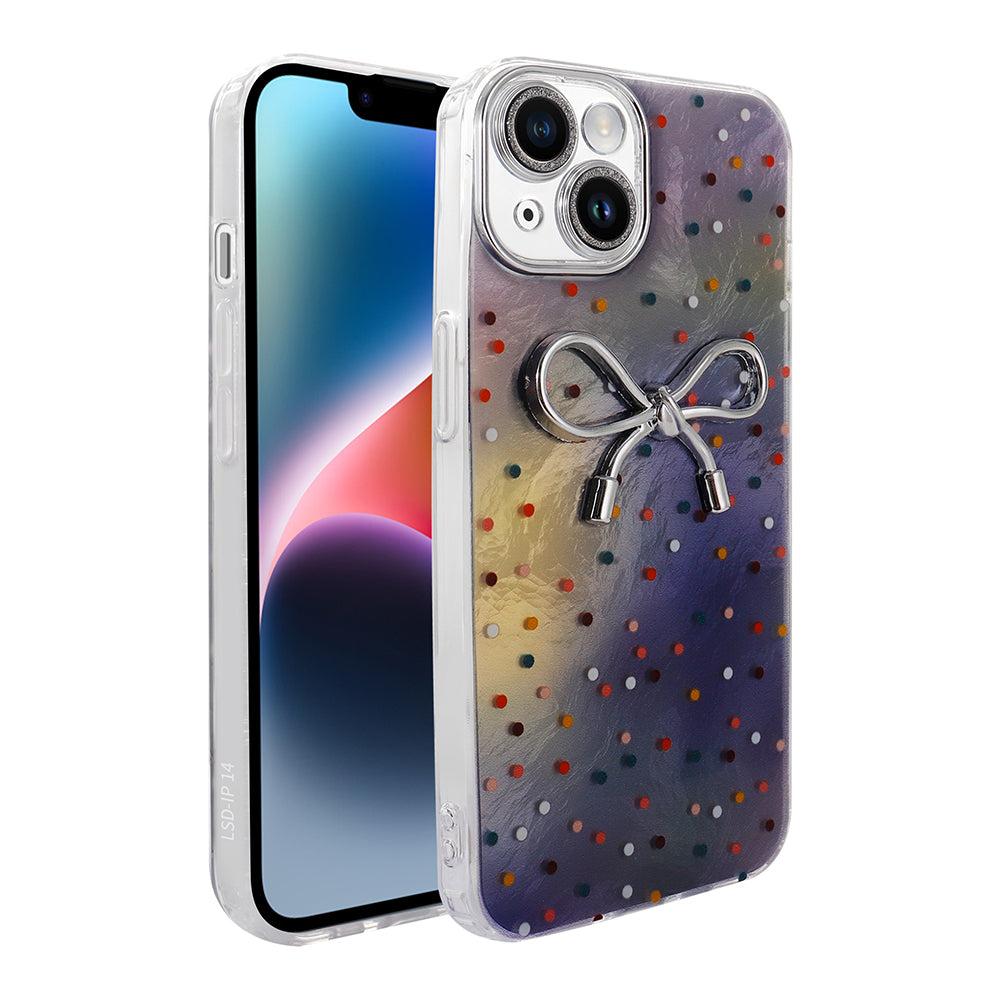 Apple iPhone 14 Kılıf Kamera Korumalı Figürlü Zore Ponti Silikon Kapak