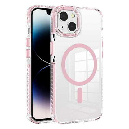 Apple iPhone 14 Kılıf M-safe Şarj Özellikli Airbagli Takılabilir Askı Aparatlı Zore Nana Kapak