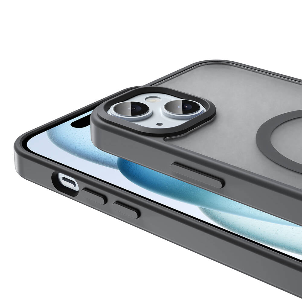 Apple iPhone 14 Kılıf M-safe Şarj Özellikli Mat Arka Yüzey Zore Sio Kapak