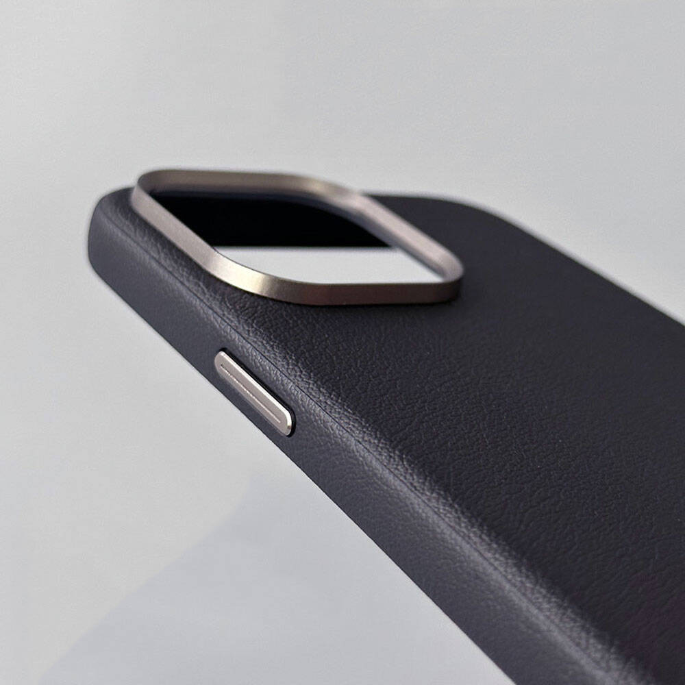 Apple iPhone 14 Kılıf M-safe Şarj Özellikli PU Deri Zore Adora Kapak