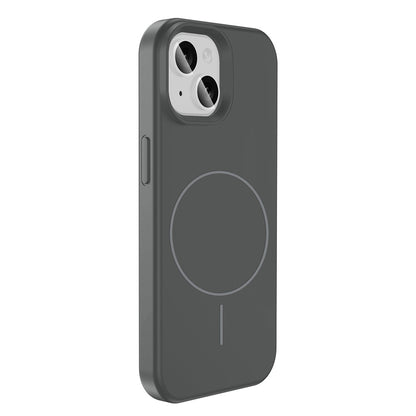 Apple iPhone 14 Kılıf M-safe Şarj Özellikli Sıvı Teknolojili Silinebilir Sert Zore Kivi Kapak