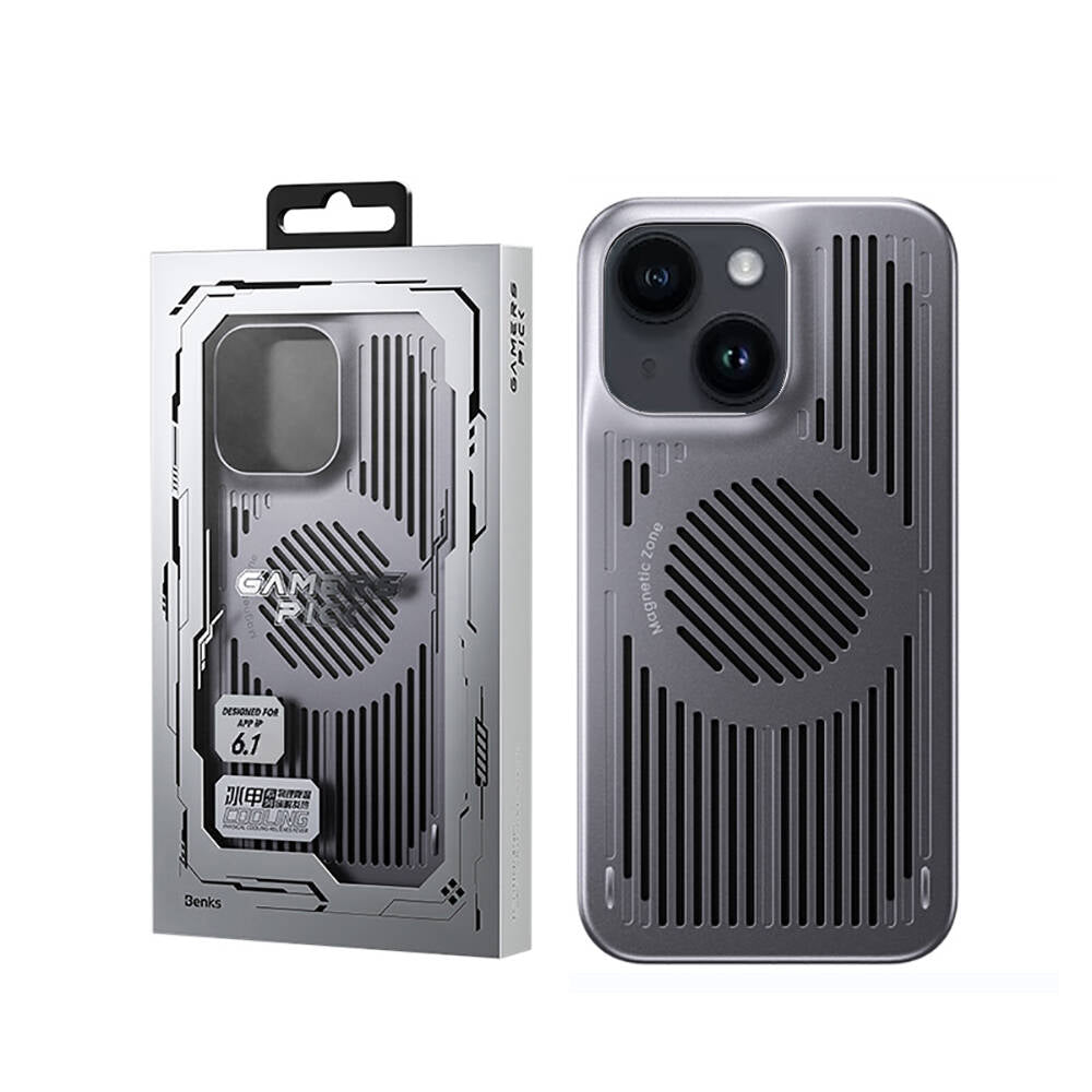 Apple iPhone 14 Kılıf M-safe Şarj Özellikli Soğutucu Benks Biliz Kapak
