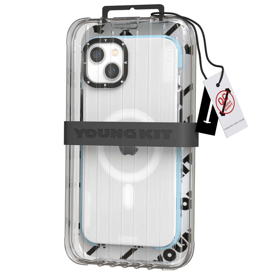 Apple iPhone 14 Kılıf M-safe Şarj Özellikli YoungKit Exquisite Serisi Kapak