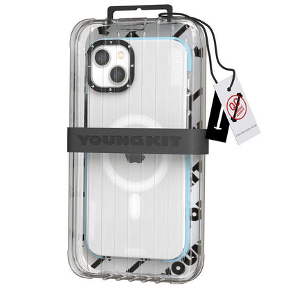 Apple iPhone 14 Kılıf M-safe Şarj Özellikli YoungKit Exquisite Serisi Kapak