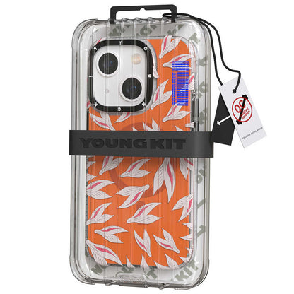 Apple iPhone 14 Kılıf M-safe Şarj Özellikli Youngkit Play Rabbit Serisi Kapak