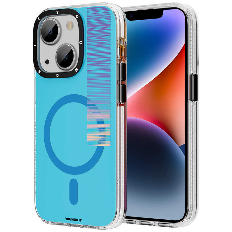 Apple iPhone 14 Kılıf M-safe Şarj Özellikli Youngkit Pure Serisi Kapak