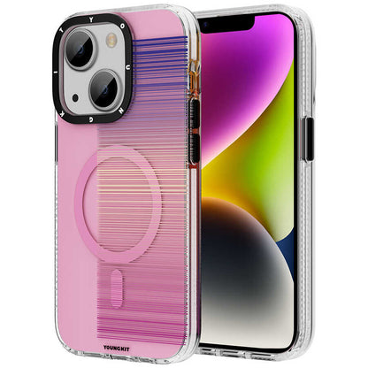 Apple iPhone 14 Kılıf M-safe Şarj Özellikli Youngkit Pure Serisi Kapak