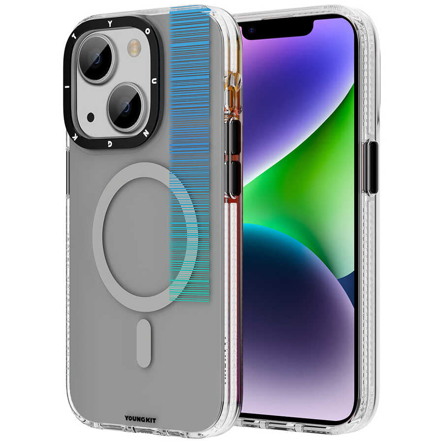 Apple iPhone 14 Kılıf M-safe Şarj Özellikli Youngkit Pure Serisi Kapak