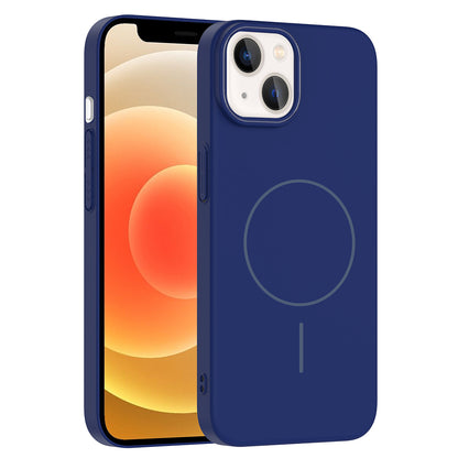 Apple iPhone 14 Kılıf M-safe Şarj Özellikli Zore Ruby Sert Kapak