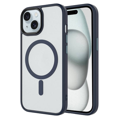 Apple iPhone 14 Kılıf Mat Arka Yüzey Wireless Şarj Özellikli Zore Flet M-safe Kapak