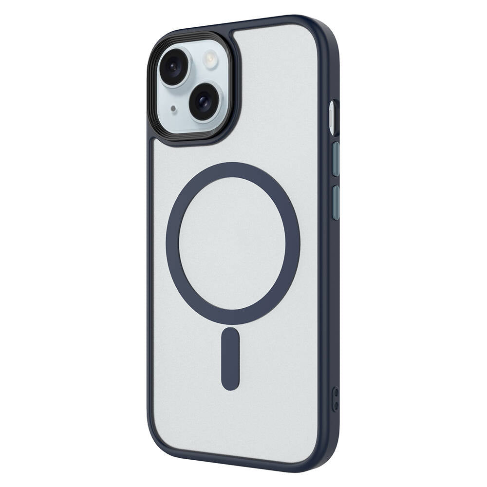 Apple iPhone 14 Kılıf Mat Arka Yüzey Wireless Şarj Özellikli Zore Flet M-safe Kapak