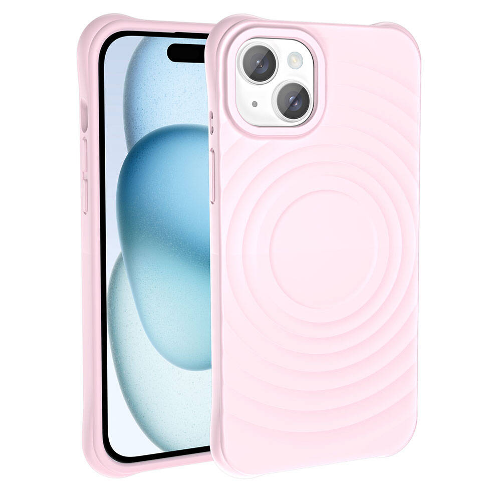 Apple iPhone 14 M-safe Şarj Özellikli Airbagli Mat Görünümlü Zore Hepi Kapak