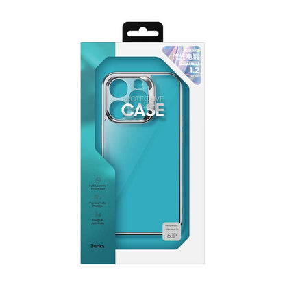 Apple iPhone 14 Plus Kılıf Benks Electroplating TPU Kapak Ekran Koruyucu Hediyeli