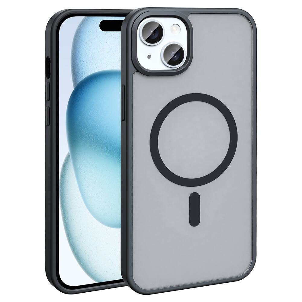 Apple iPhone 14 Plus Kılıf M-safe Şarj Özellikli Mat Arka Yüzey Zore Sio Kapak