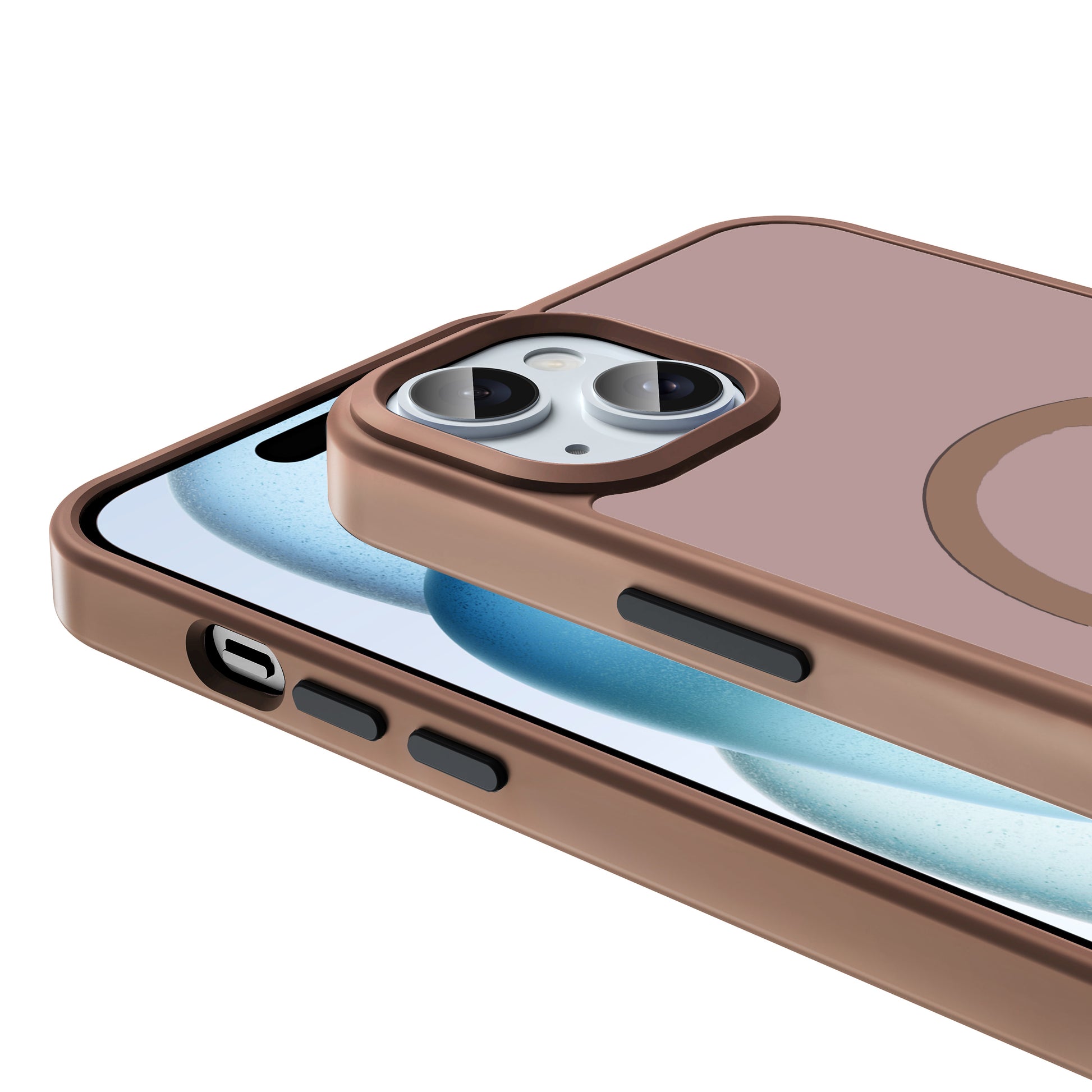 Apple iPhone 14 Plus Kılıf M-safe Şarj Özellikli Mat Arka Yüzey Zore Sio Kapak