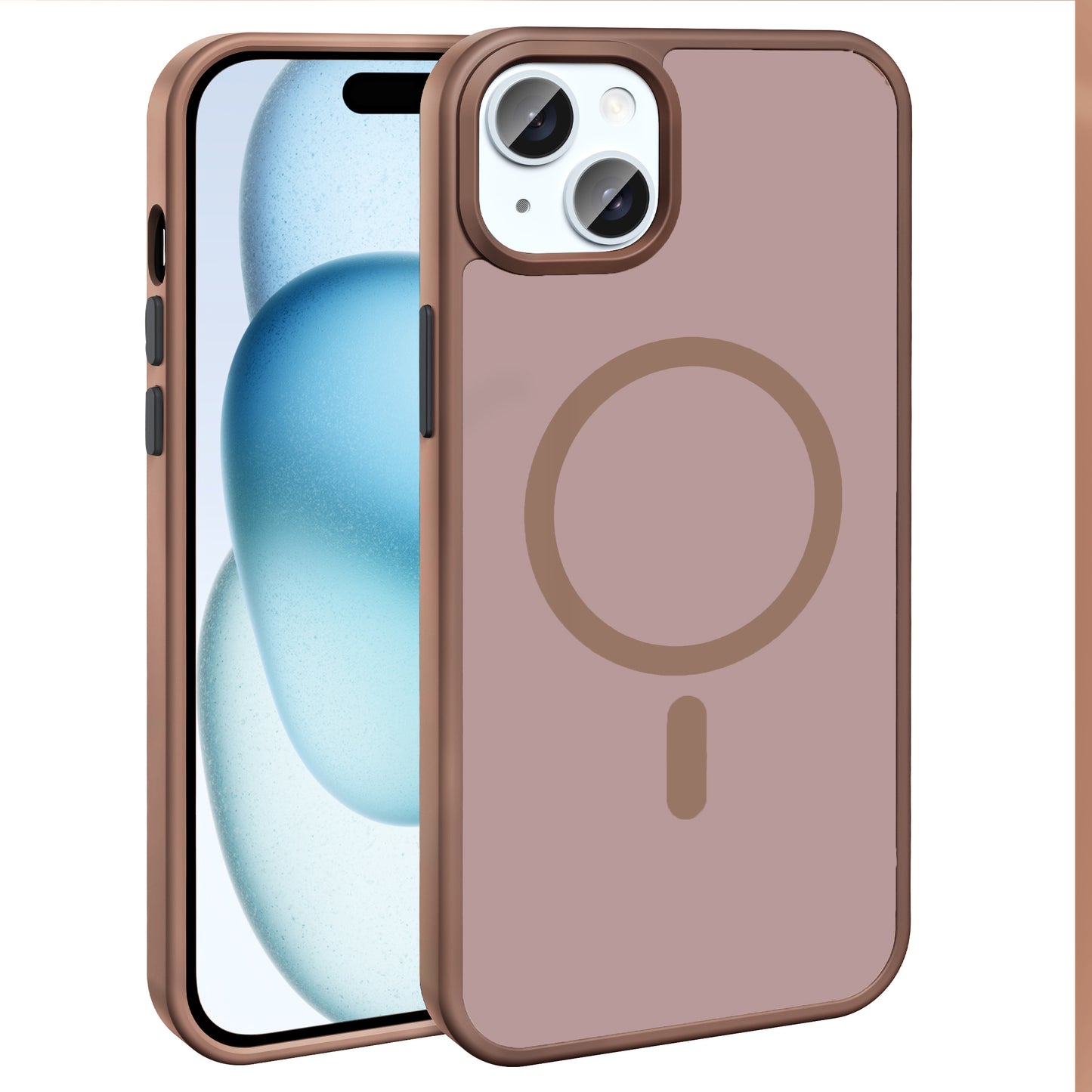 Apple iPhone 14 Plus Kılıf M-safe Şarj Özellikli Mat Arka Yüzey Zore Sio Kapak